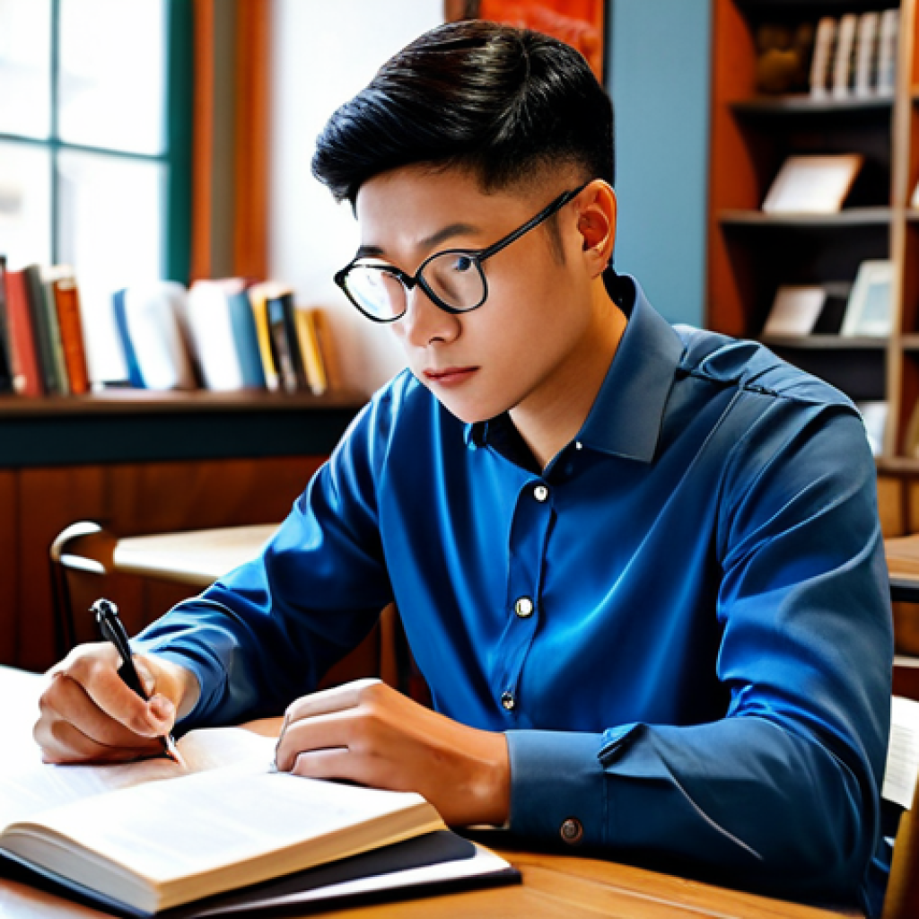프롬프트:** A dedicated CFA exam candidate engrossed in studying financial statements at a cozy coffee shop, fully clothed, surrounded by books and notes, appropriate attire, safe for work, perfect anatomy, natural proportions, professional photography, high quality, family-friendly.
