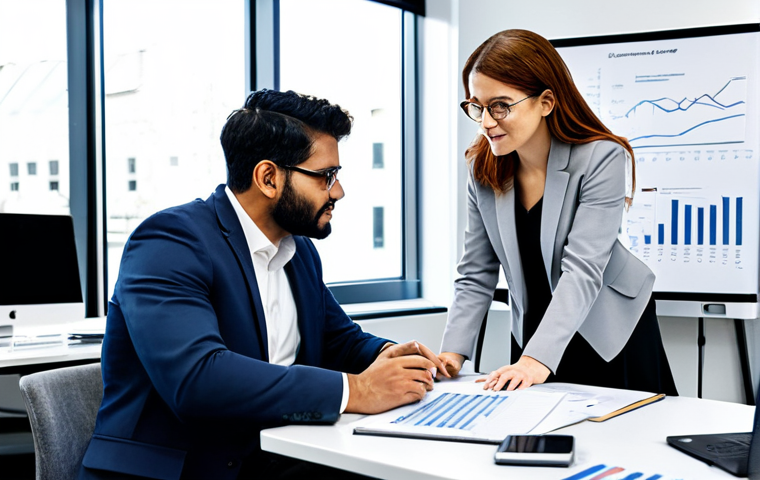 CFA 시험 최신 트렌드 - **

A diverse group of financial analysts, fully clothed in professional attire, collaborating on a ...