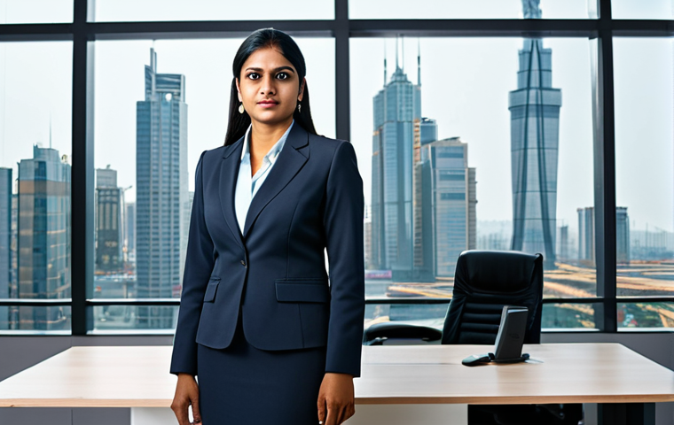 CFA 시험 결과 분석 방법 - **

"A professional Indian businesswoman in a modest business suit, standing in a modern office with...