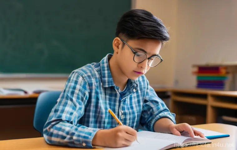 CFA 학습 시 자주 하는 실수 - **Prompt:** "A young adult student (18-30s), gender-neutral, sitting at a neatly organized wooden de...