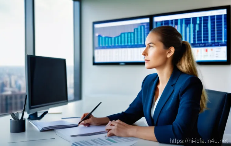 CFA 시험의 글로벌 중요성 - **Image Prompt: Global Financial Success and Recognition**
    A diverse group of five confident and...