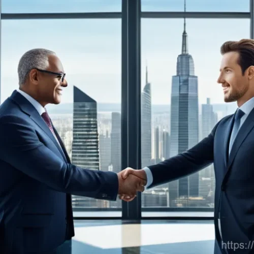 CFA 시험의 최신 변화 - **Left Panel (Private Wealth):** A composed financial advisor in a luxurious, contemporary office, s...